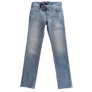 Paige Transcend Vintage Normandie Straight Jeans in Keeneland Blue 28x34 NWT!